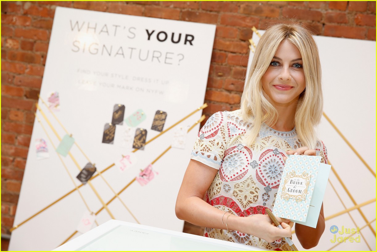 Full Sized Photo of julianne hough hallmark signature card event nyc 10