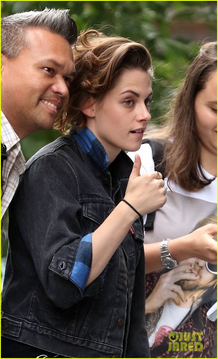 Full Sized Photo of kristen stewart woody allen filming movie nyc 19