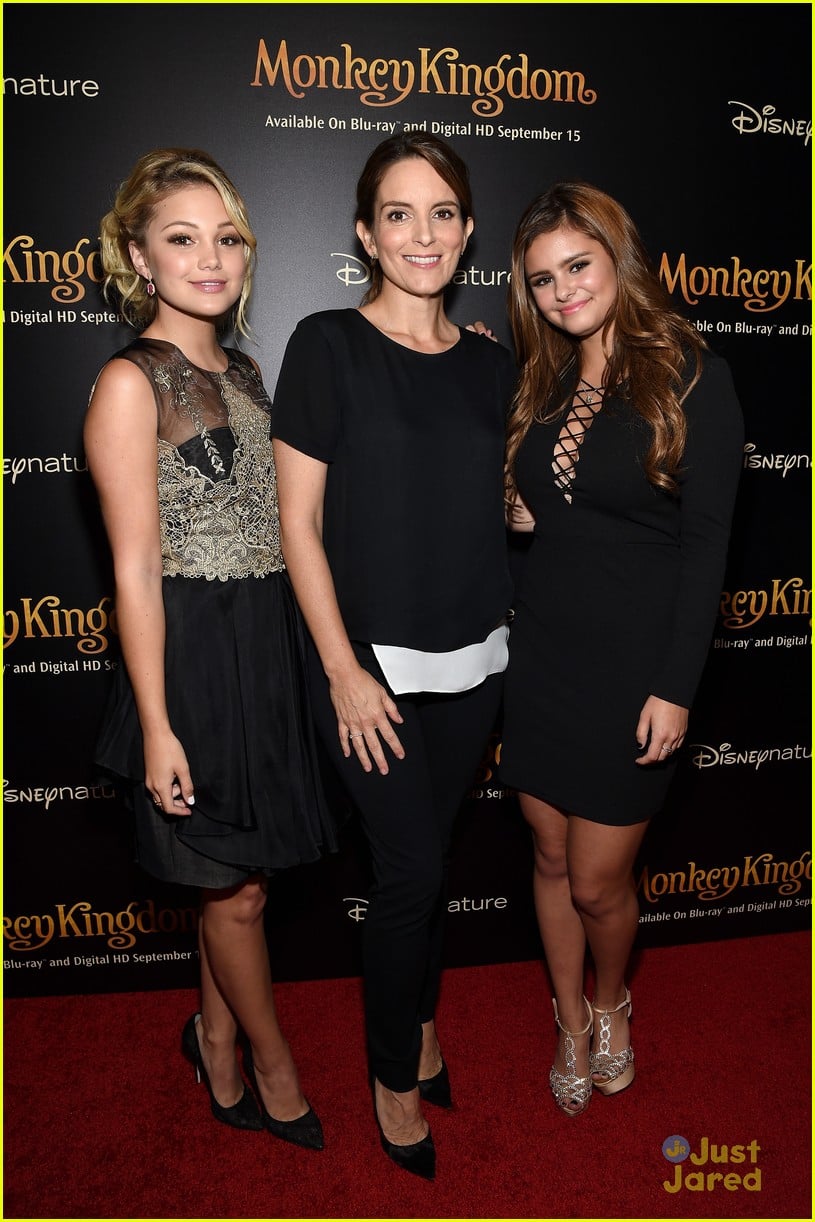 Full Sized Photo of olivia holt jacquie lee monkey kingdom nyc