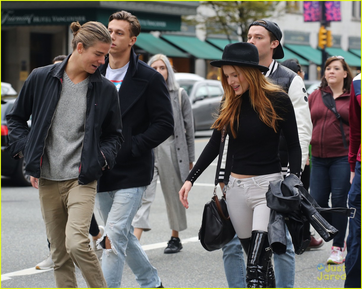 Full Sized Photo Of Bella Thorne Patrick Schwarzenegger Out Friends Vancouver 15 Bella Thorne