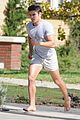 zac efron wears short shorts while filming neighbors 2 26