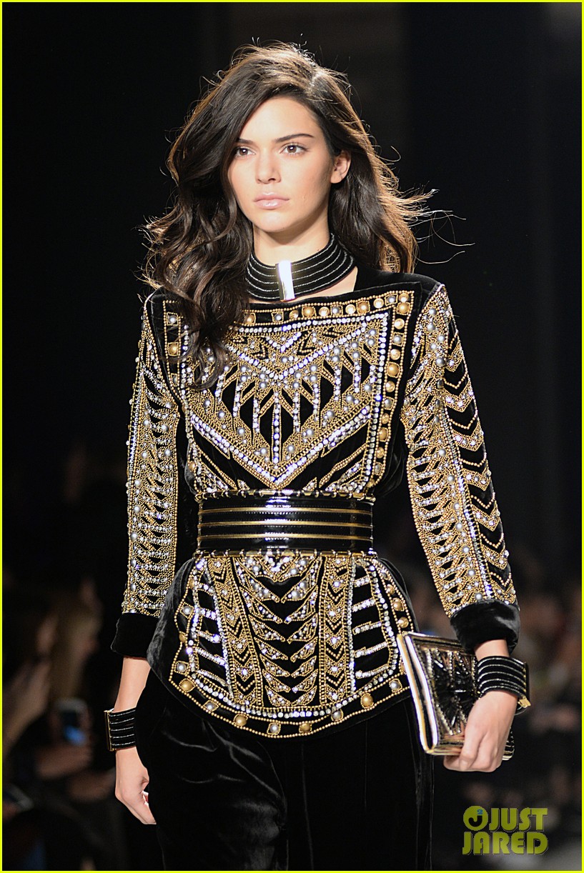 Kendall Jenner & Gigi Hadid Strut Their Stuff for Balmain x H&M