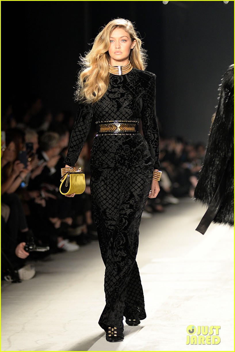 Kendall Jenner & Gigi Hadid Strut Their Stuff for Balmain x H&M