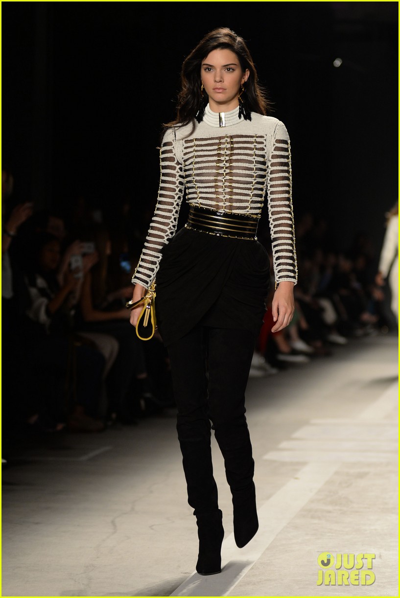 Kendall Jenner & Gigi Hadid Strut Their Stuff for Balmain x H&M