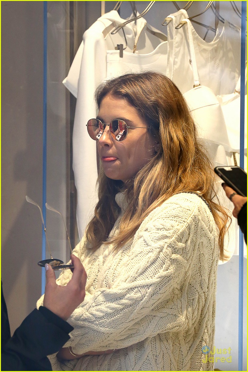 Shay Mitchell & Ashley Benson Shop Around Milan Ahead Of MTV EMAs