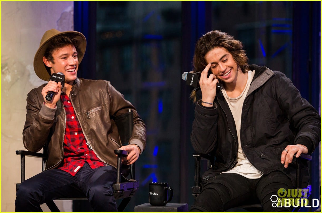 Full Sized Photo of cameron dallas nash grier aol studios 31 Cameron