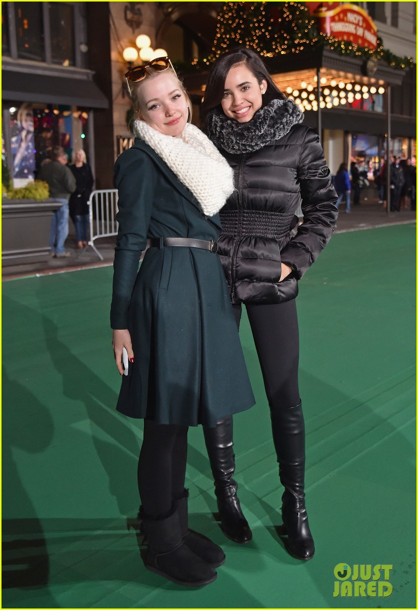 Dove Cameron & Sofia Carson Get Ready for the Macy's Thanksgiving Day