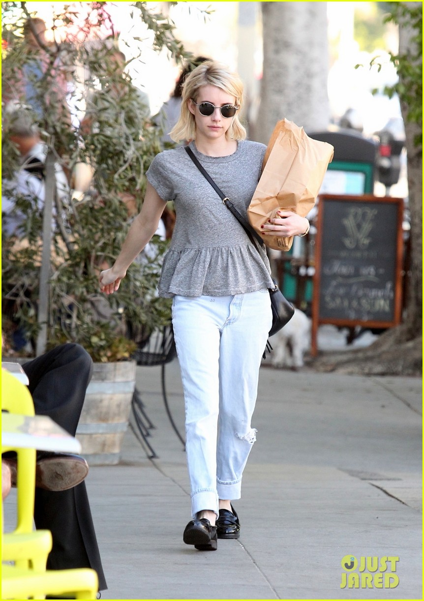 Emma Roberts Indulges in Some Retail Therapy After Wrapping 'Scream ...