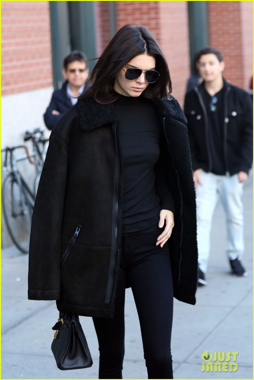 Kendall Jenner Steps Out Before the Victoria's Secret Fashion Show ...