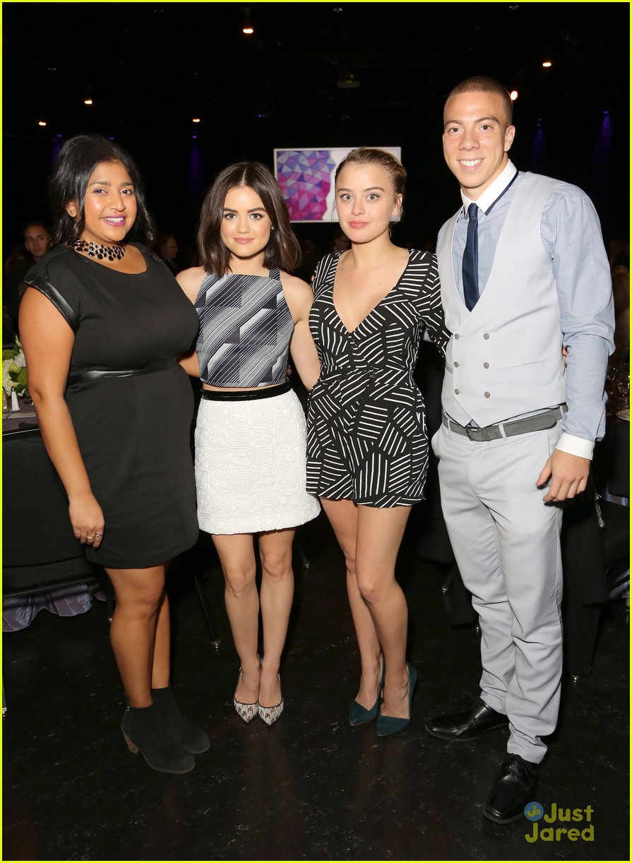 Full Sized Photo of lucy hale katie leclerc abc fam zimmerman discovery