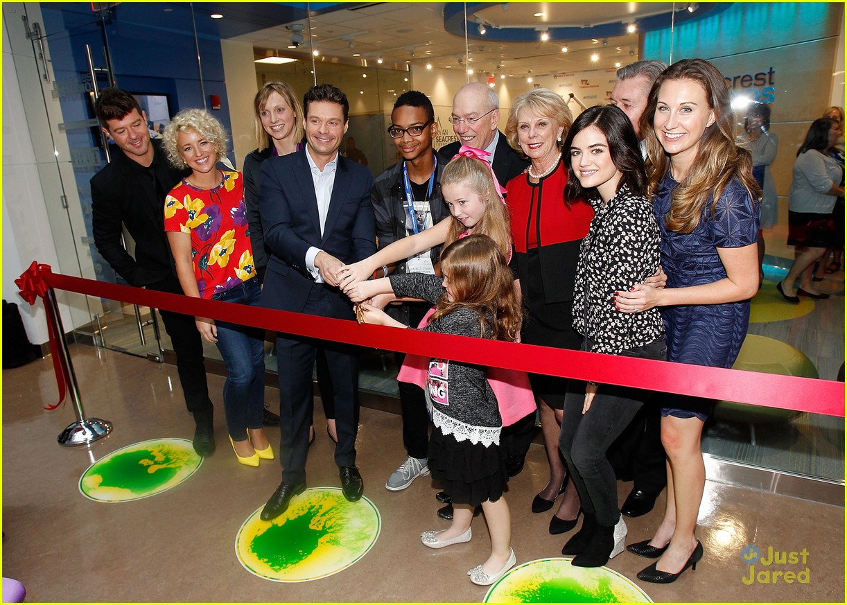 Full Sized Photo of lucy hale seacrest studios opening dc 12 | Lucy