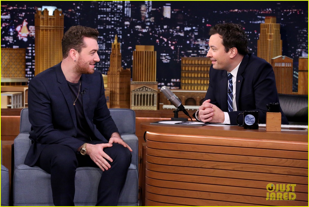 Full Sized Photo of sam smith jimmy fallon tonight show 03 | Sam Smith ...