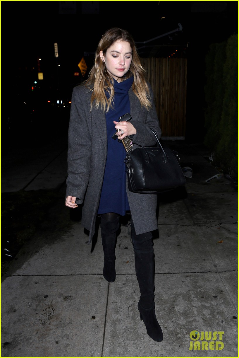 Full Sized Photo of ashley benson leaving nice guy ring 07 | Ashley