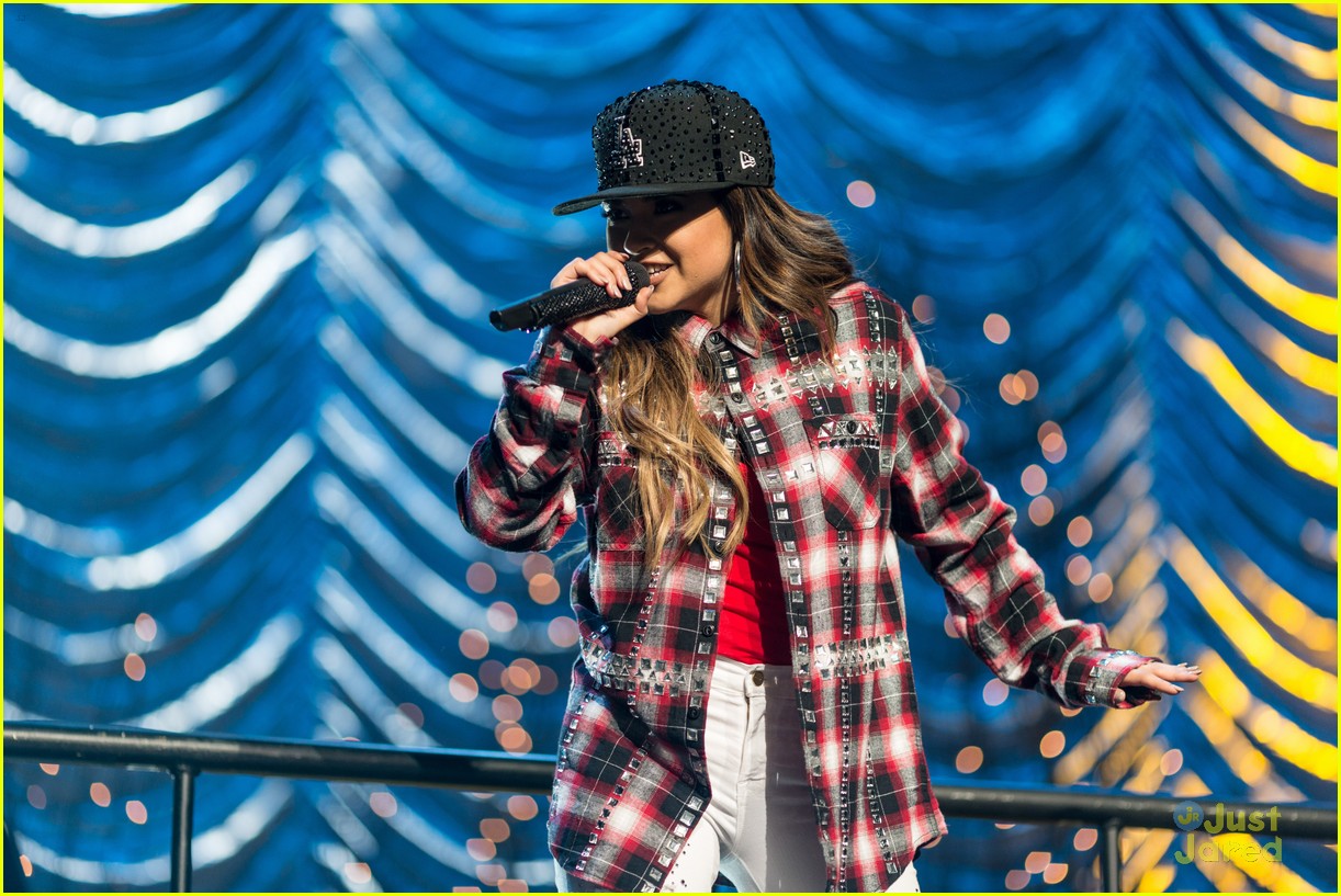 Becky G Adopts Jake Miller Into The Family At Rock The Red Kettle 