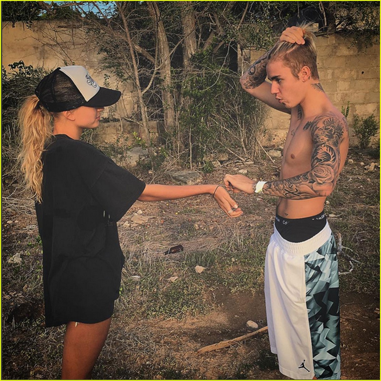 justin and hailey video prank 04