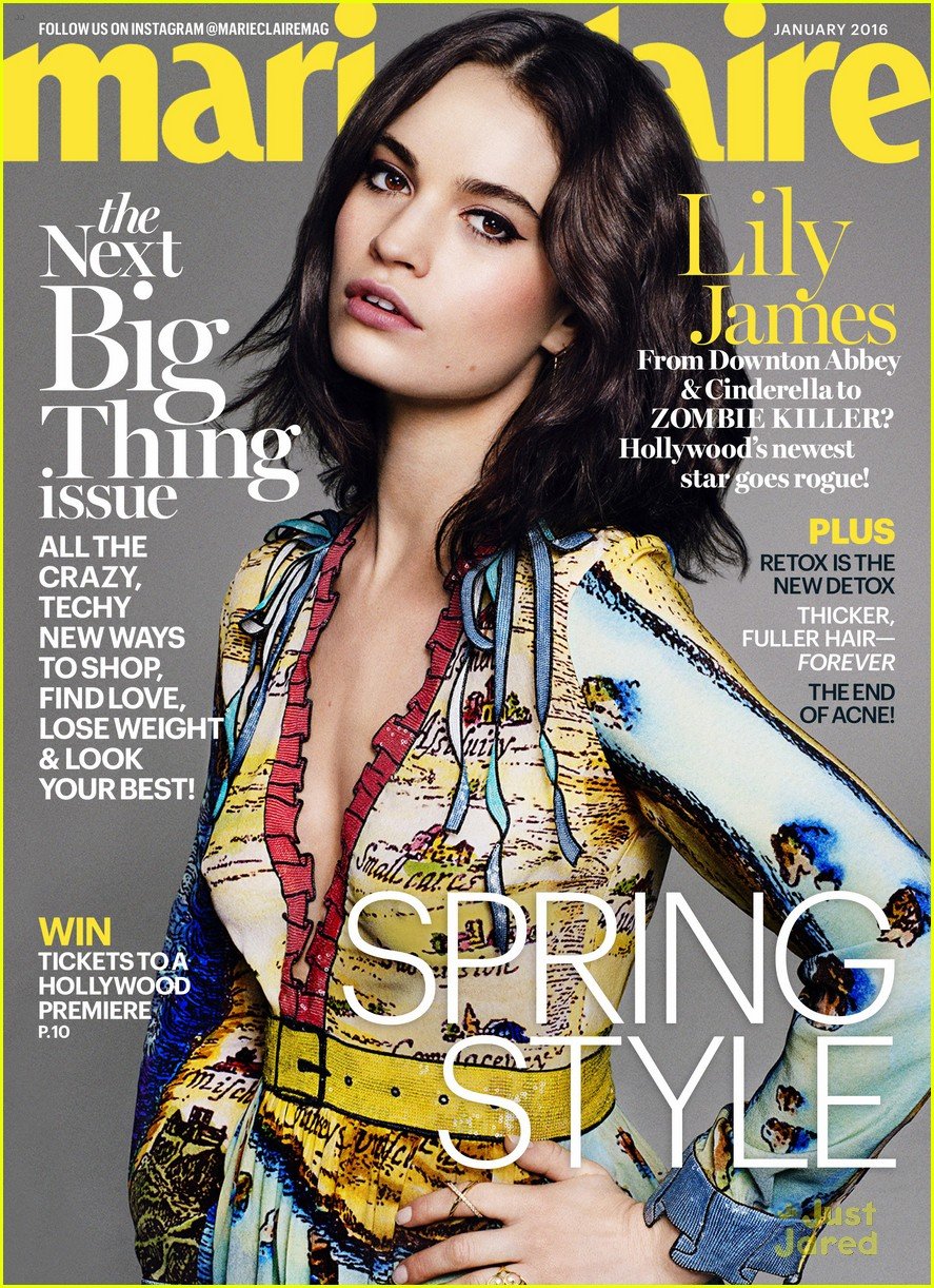 Lily James Talks 'pride & Prejudice & Zombies' With Marie Claire 