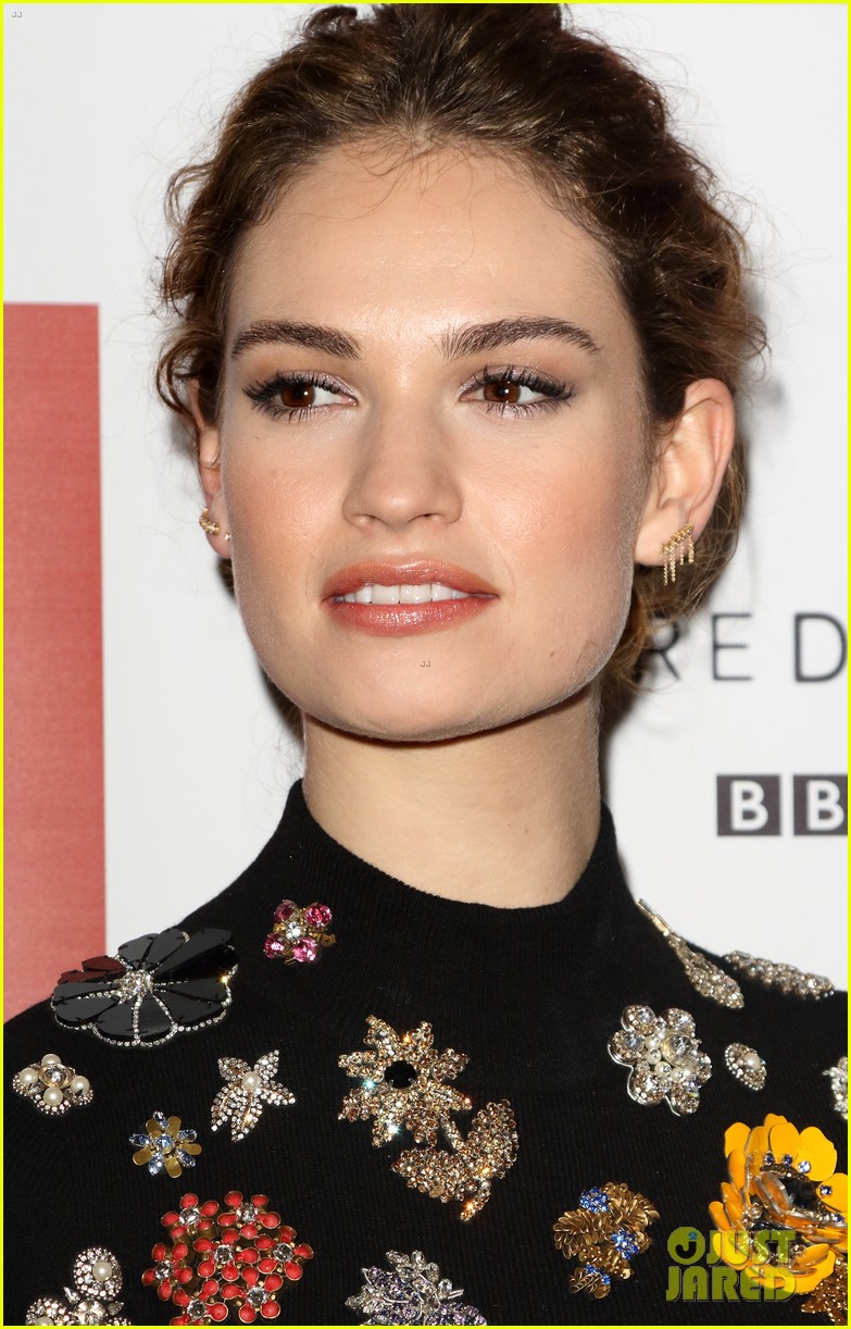 Lily James Steps Out for 'War & Peace' in London | Photo 906354 - Photo