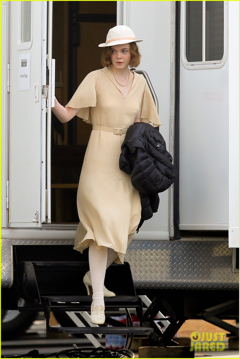 ben affleck elle fanning live by night filming 09