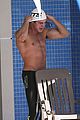 zac efron goes shirtless for baywatch swimming lessons 11