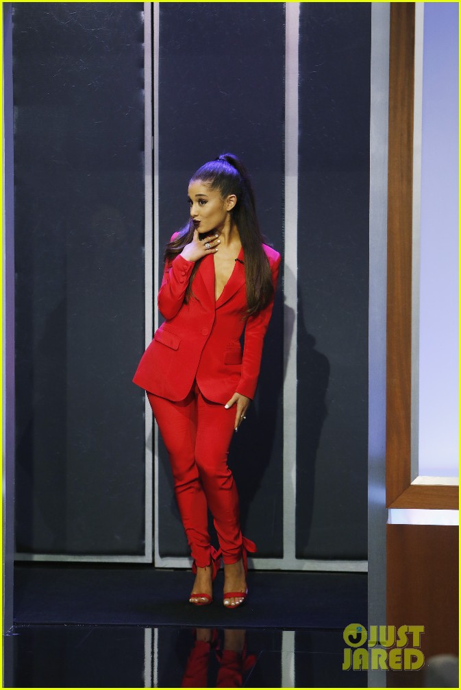 ariana grande album not moonlight anymore kimmel 02