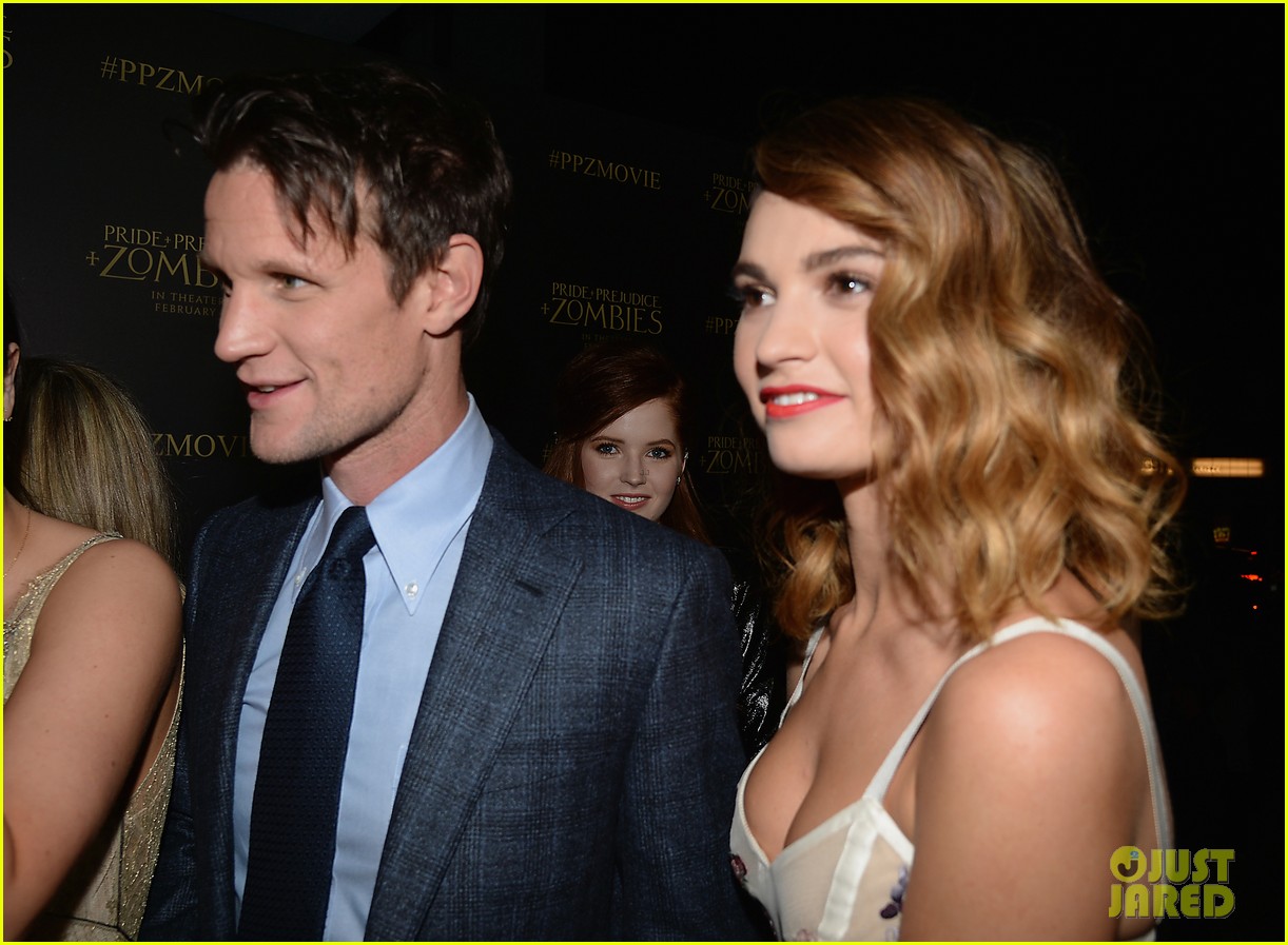 Full Sized Photo of lily james matt smith pride and prejudice and