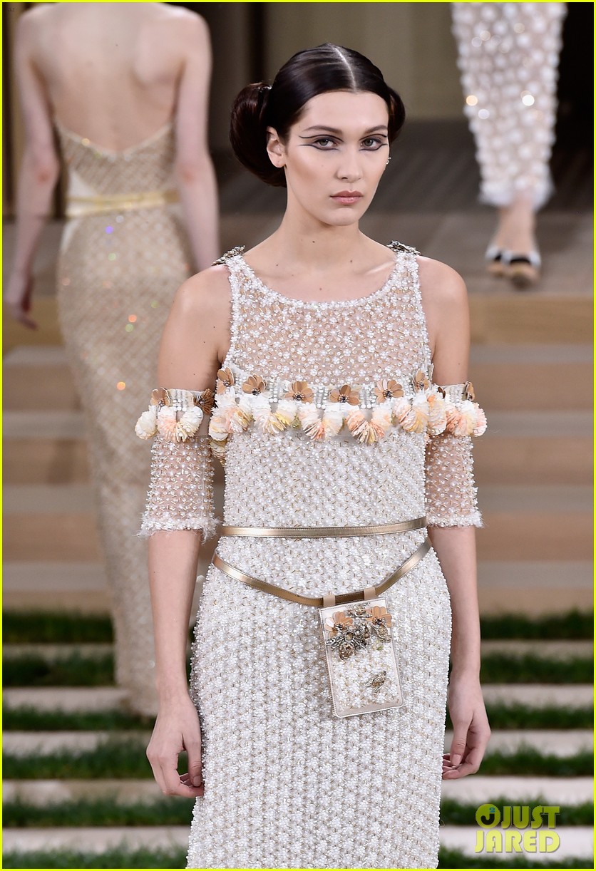 Kendall Jenner & Gigi Hadid Stut Their Stuff in Karl Lagerfeld's