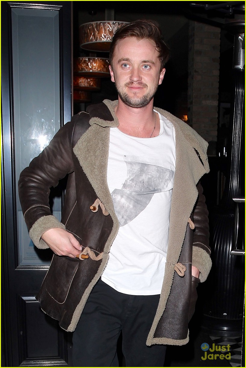 Tom Felton Shares Hot Shirtless Selfie in Memory of His Dog Timber