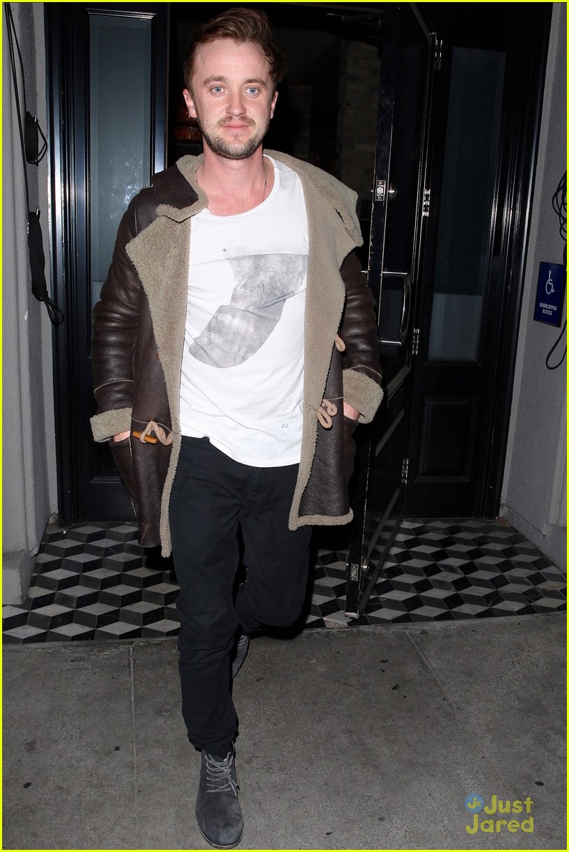 Tom Felton Shares Hot Shirtless Selfie in Memory of His Dog Timber