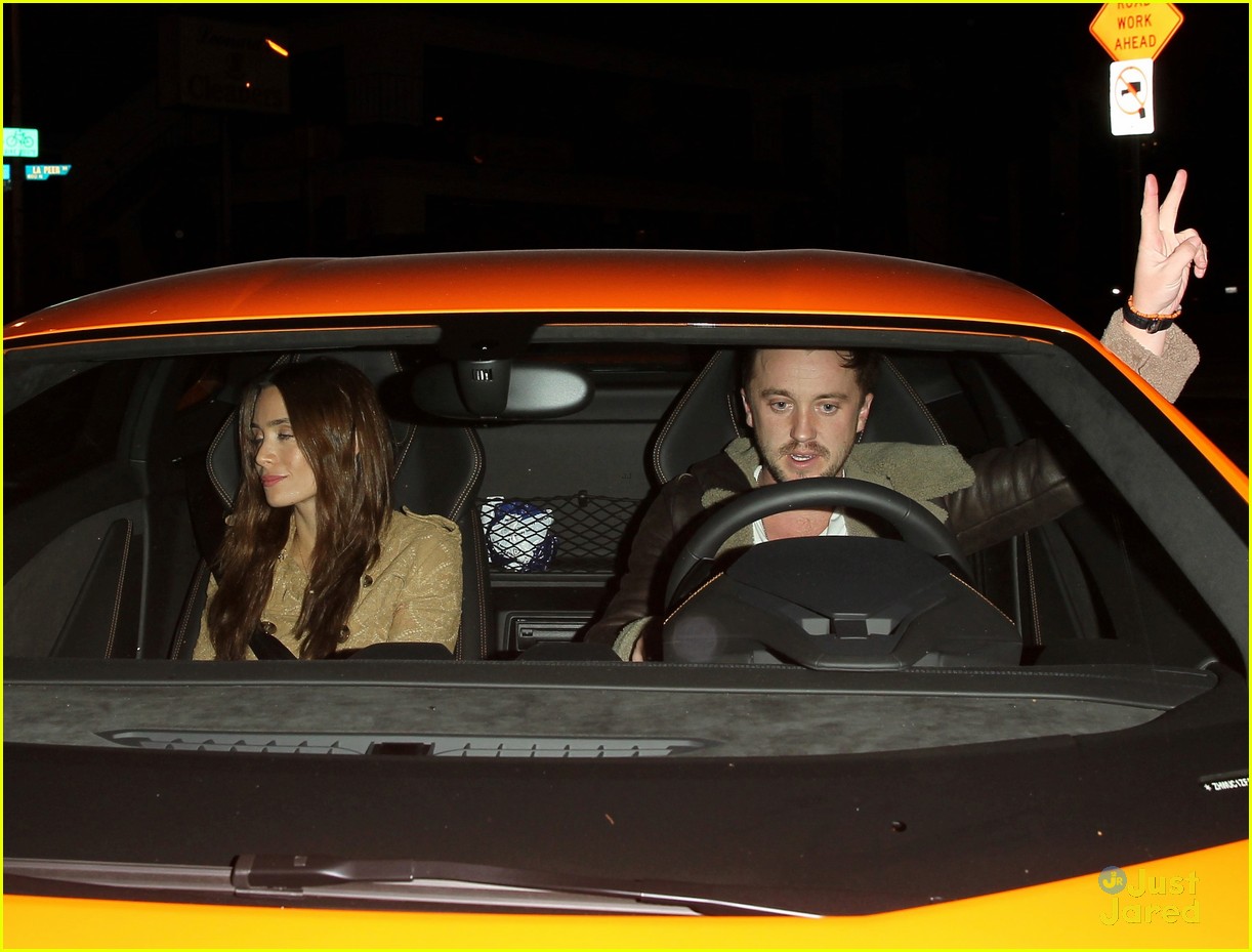 Full Sized Photo of tom felton dinner craigs jade olivia 13 Tom