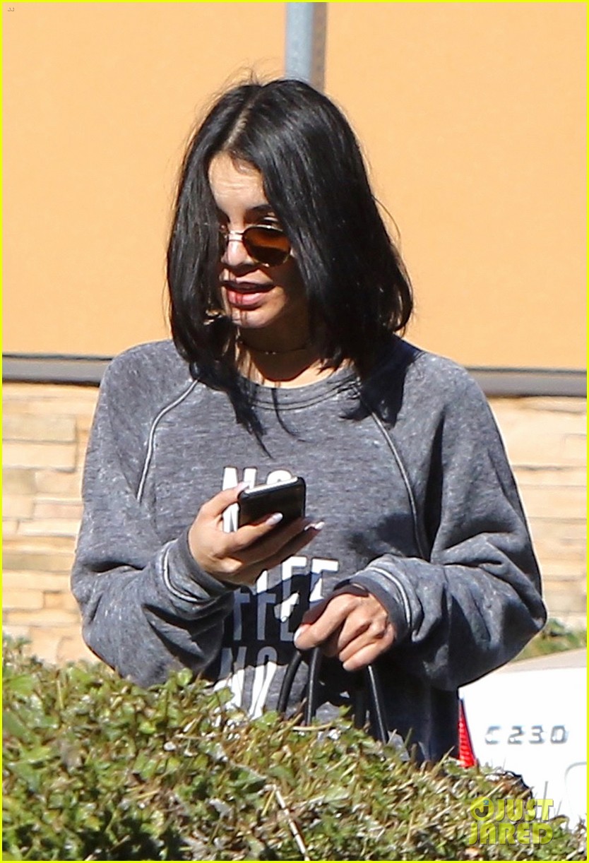 Full Sized Photo of vanessa hudgens stella shopping studio city 09