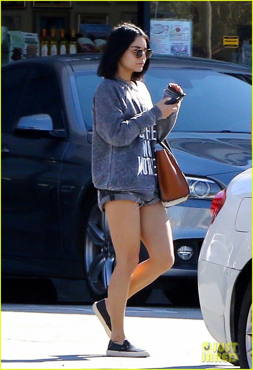 Full Sized Photo of vanessa hudgens stella shopping studio city 15