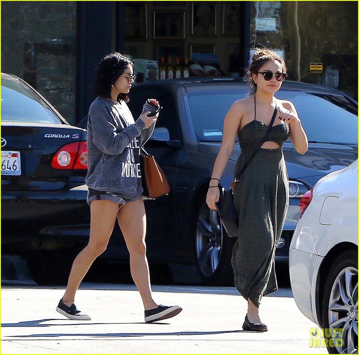 Full Sized Photo of vanessa hudgens stella shopping studio city 22