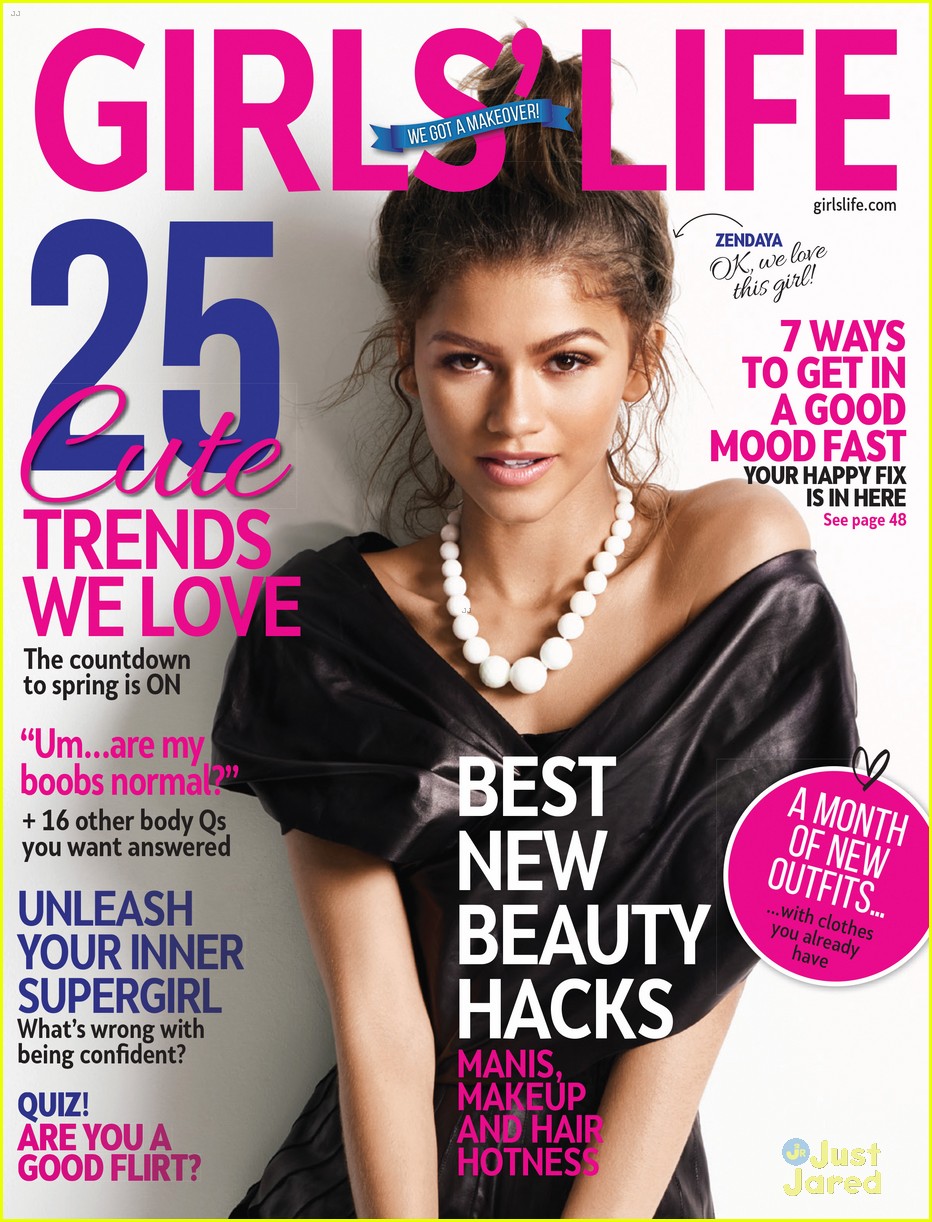 Zendaya Tells 'Girls' Life' That Her Fans Force Her to Be Honest ...