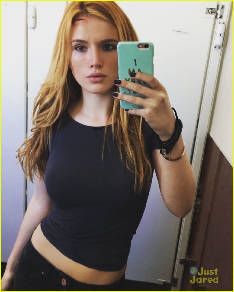 Bella Thorne Sports Bloody Gash On 'Amityville' Re-Shoot Set | Photo