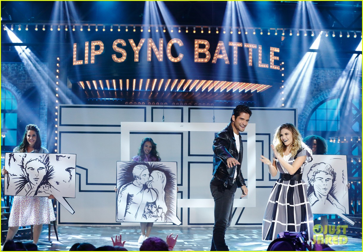 Full Sized Photo Of Gigi Hadid Tyler Posey Lip Sync Battle 12 Gigi Hadid Wins Lip Sync Battle 