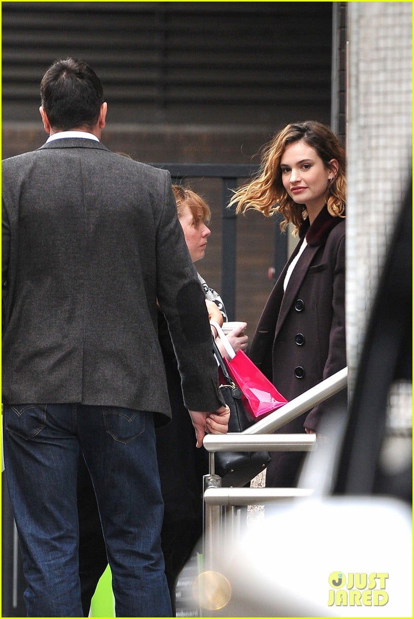 Lily James & Matt Smith Walk the Red Carpet Separately at 'Pride and