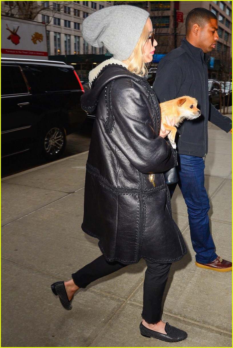 Jennifer Lawrence Bundles Up With Dog Pippi in New York | Photo 930897