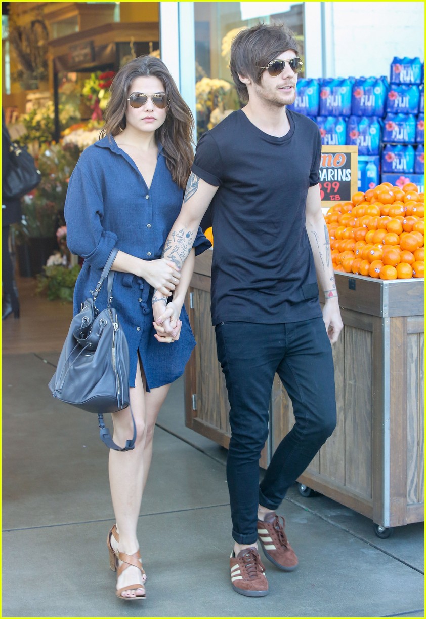 Louis Tomlinson Grabs Lunch With Girlfriend Danielle Campbell | Photo ...