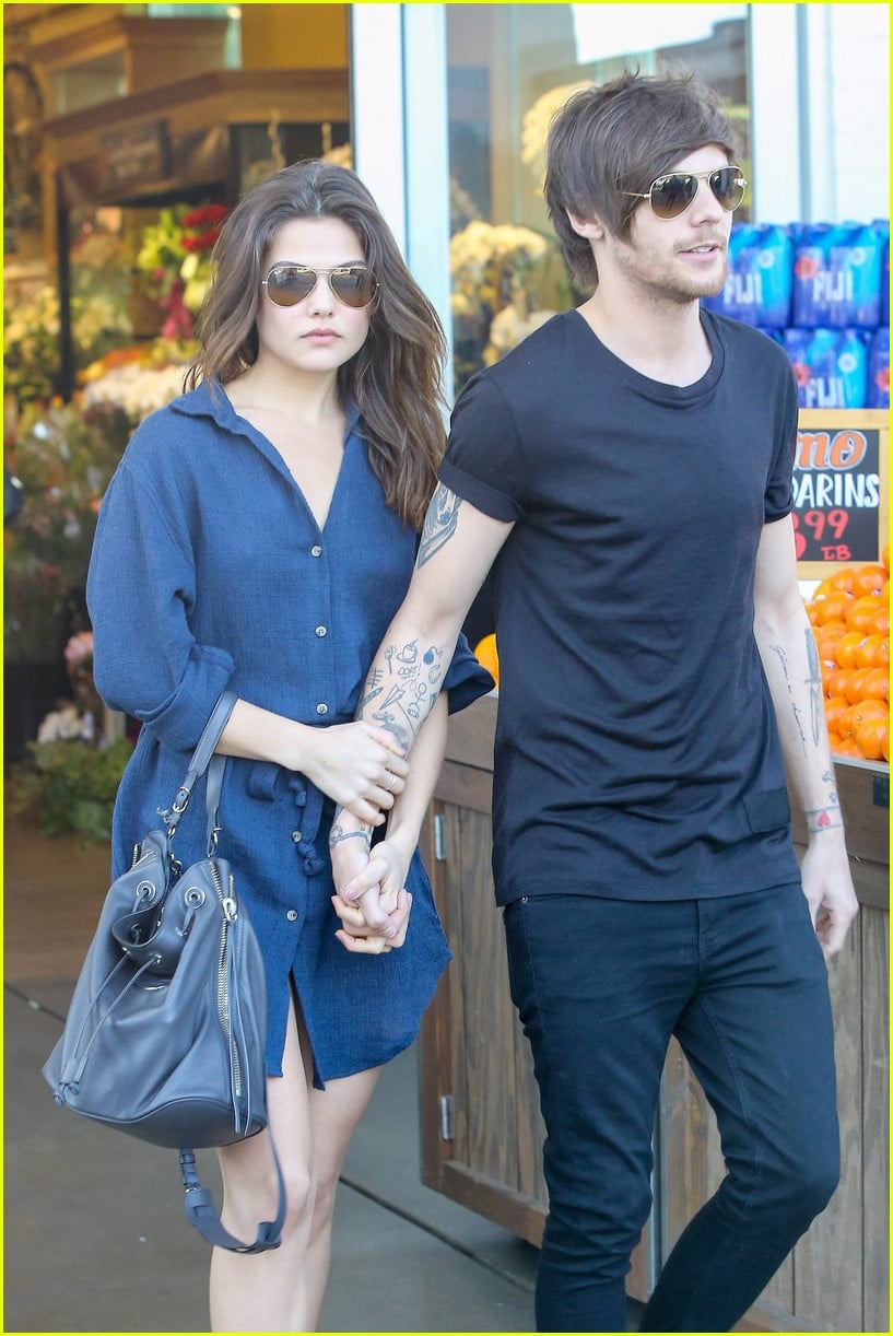 Louis Tomlinson Grabs Lunch With Girlfriend Danielle Campbell | Photo ...