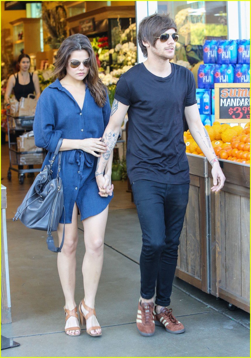 Louis Tomlinson Grabs Lunch With Girlfriend Danielle Campbell | Photo ...