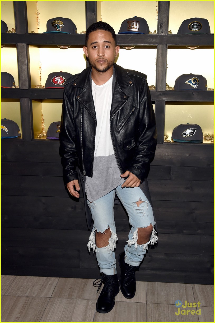 Tahj Mowry Hits Pre-Superbowl 50 Parties with Hayes Grier & Hailey