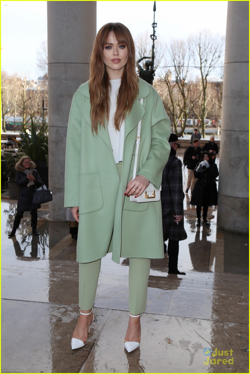 Kristina Bazan Steps Out For Maison Martin Margiela & Rochas Shows at ...