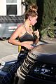 kendall jenner hailey baldwin hang out gym after img news 02