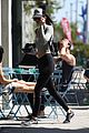 kendall jenner hailey baldwin hang out gym after img news 07