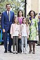 leonor sofia spain easter mass spanish royal family 03
