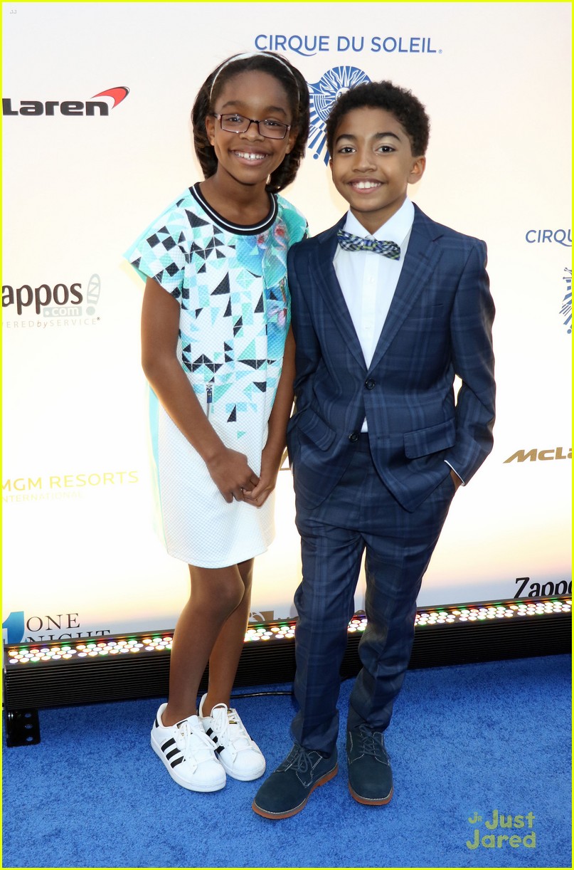 black-ish's Marsai Martin Supports Miles Brown at One Night One Drop