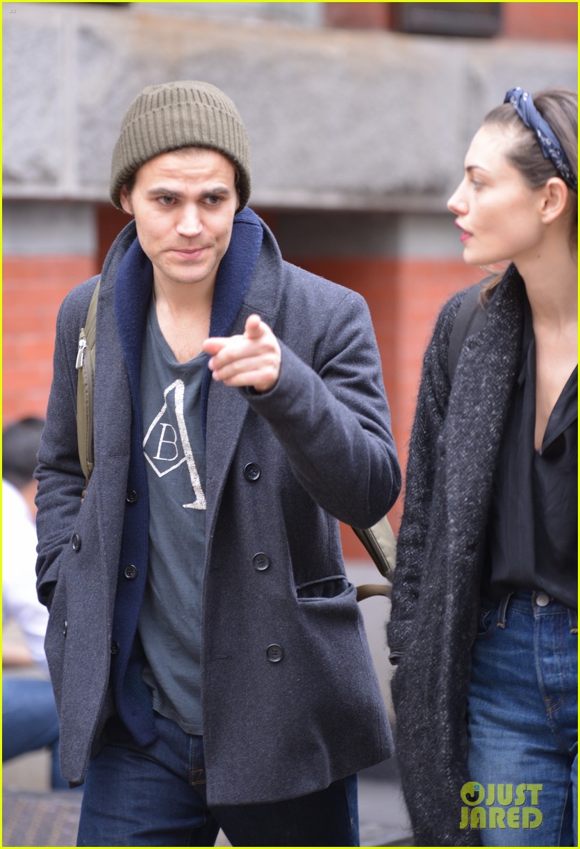 Paul Wesley And Phoebe Tonkin Take Afternoon Walk In New York City