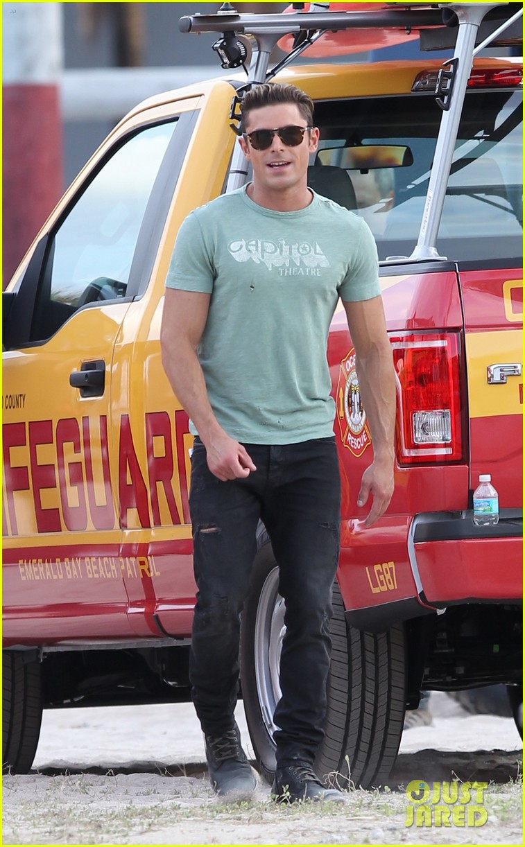 Zac Efron And Alexandra Daddario Hit Miami Beach For More Baywatch