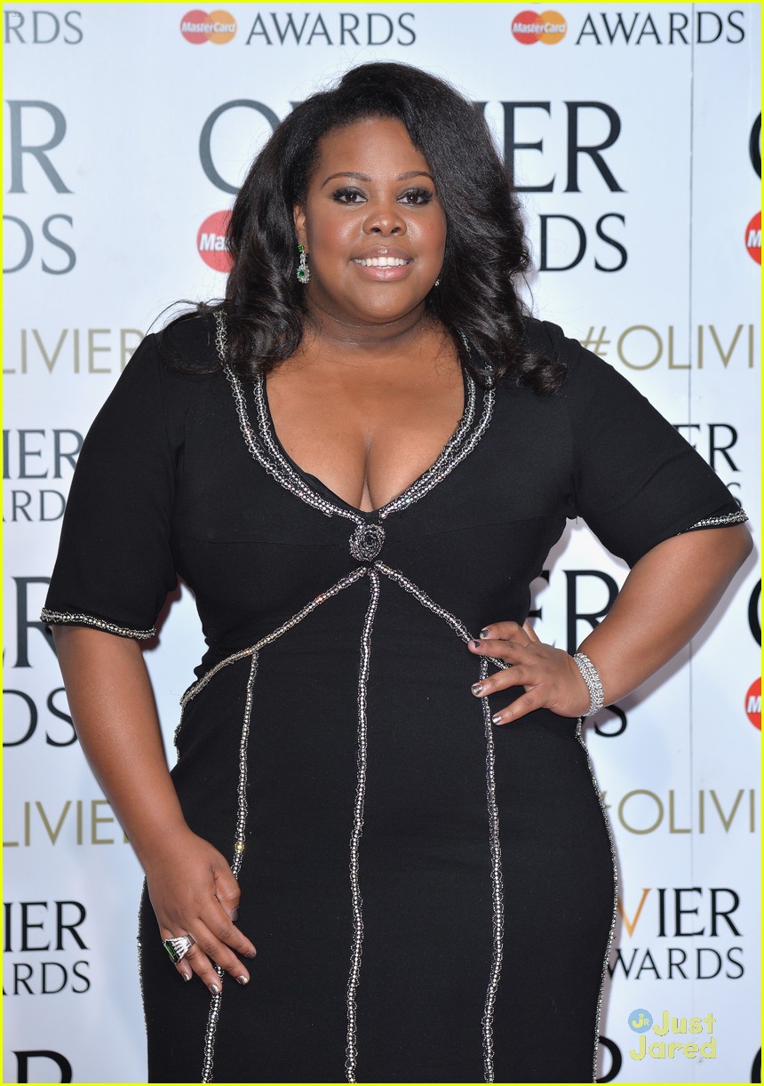 Full Sized Photo of amber riley laura carmichael olivier awards london
