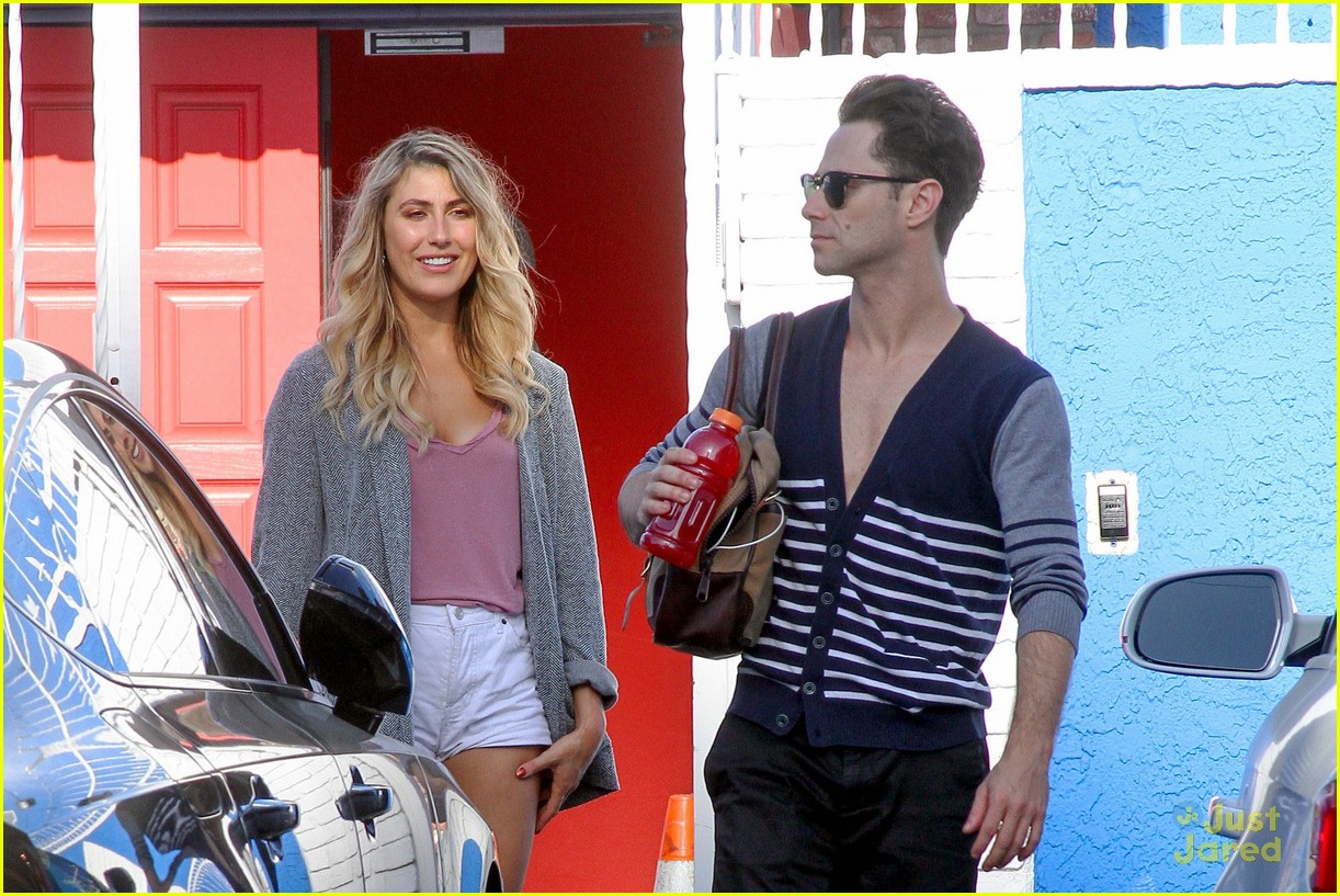 Full Sized Photo of emma slater sasha farber kiss dwts studio 05 | Emma
